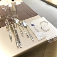 各テーブルにマスクとマスクケースもありました