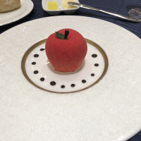 りんごの形の可愛いデザート