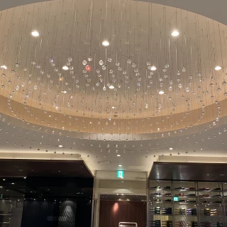 披露宴会場シャンデリア