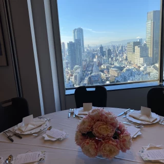 外の景色がとてもきれいです