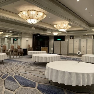 とても広い会場でした。
