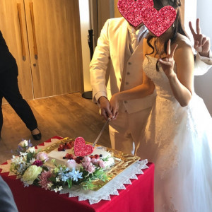 当日の様子です。|605255さんの小さな結婚式 神戸モザイク店の写真(1356400)