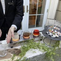 ガーデンでの試食