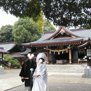 神社の境内で。|605548さんの旅亭 松屋本館Suizenji（旅亭 松屋本館すいぜんじ）の写真(1359047)