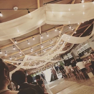 天井がキラキラ