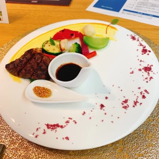 試食させていただいたお肉料理