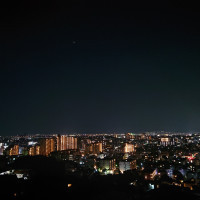 福岡市を一望(夜景)