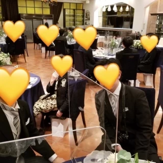 披露宴会場の全景