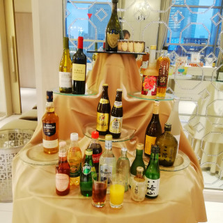 提供コースの中のお酒類です