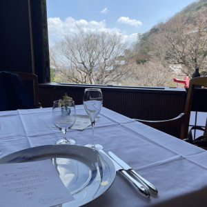 試食したレストランからの眺めも最高でした|605898さんの富士屋ホテルの写真(1460067)