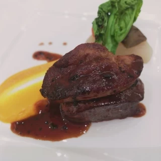 フィレ肉＆フォアグラ。好物です。美味しかったです。