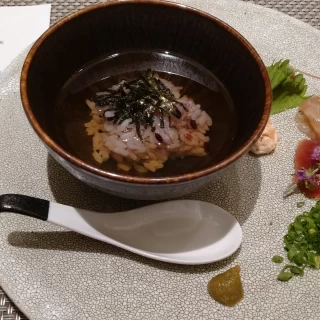 アレンジ可能な出汁茶漬け