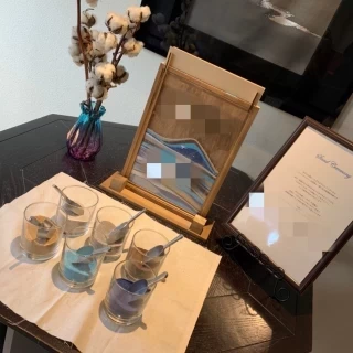 結婚証明書となるサンドセレモニー