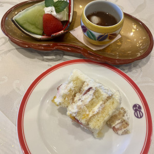 デザートとウェディングケーキ|606383さんの播磨国総社（清交倶楽部総社店）の写真(1523642)