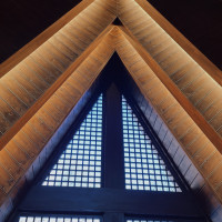 森音の教会の三角屋根