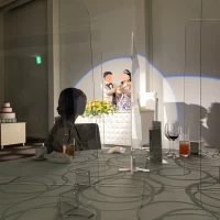 カーテンを閉めた時の様子