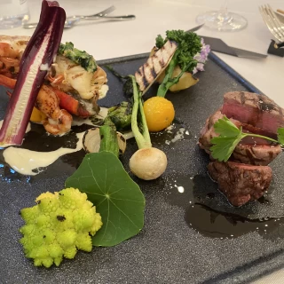 お肉とエビ