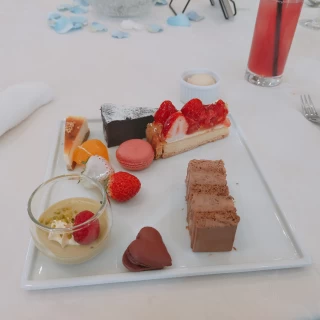 デザートバイキングのケーキ