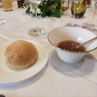 玉ねぎのスープとパン