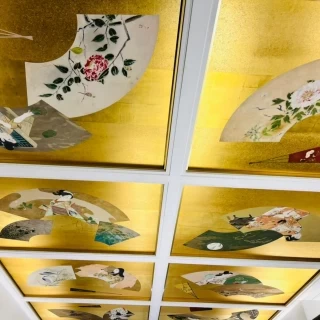 披露宴会場、天井