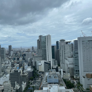 披露宴会場、北側の眺め|606751さんのコンラッド大阪の写真(1528538)