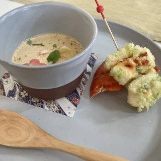 茶碗蒸しが美味しかった。