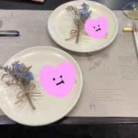 サプライズでドライフラワーを頂きました