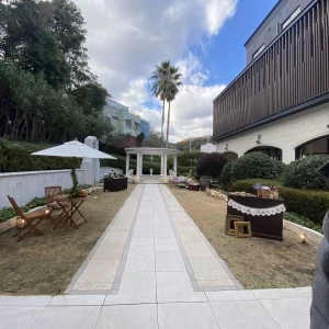 チャペルの向かい側です|607348さんの防府グランドホテル/FIVESTAR WEDDINGの写真(1412027)