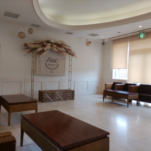 挙式待合室写真撮影スペース|607381さんのアールベルアンジェ札幌の写真(1374001)