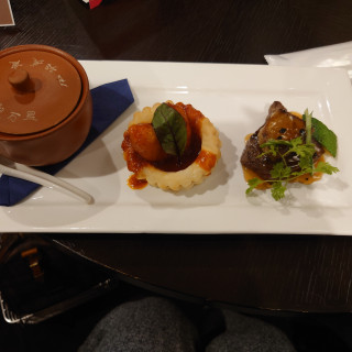 実際のコースからの料理