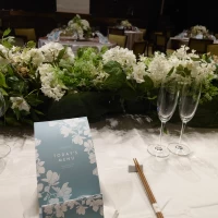 披露宴会場新婦席からの眺め