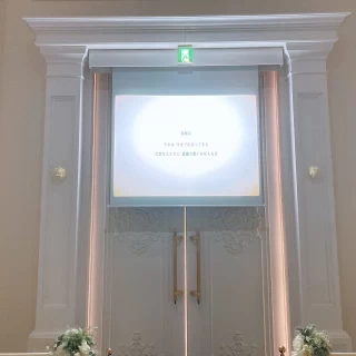 チャペル内でのムービー演出