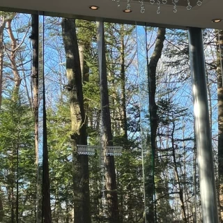 天井が高く見渡しが良いです。