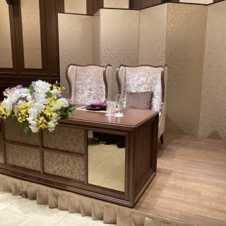 新郎新婦の席