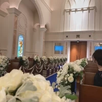 チャペル入場前