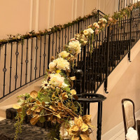 ケントマナーハウスの階段装花は無料でしてもらえます