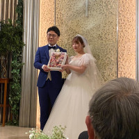 結婚証明書お披露目