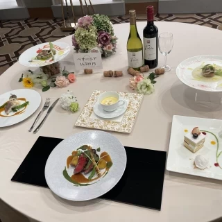 試食会をしていた時の料理