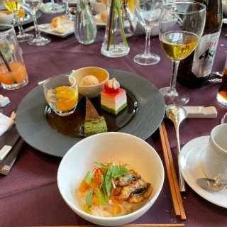 デザート盛り合わせ、お茶漬けビュッフェ