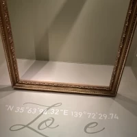 足を置いてloveの完成