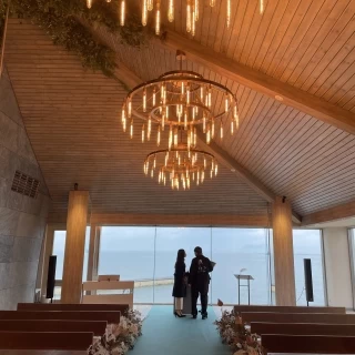 会場天井の様子