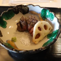 牛の網焼き