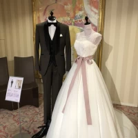 ドレスの展示です。