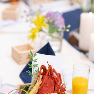 天婦羅、ロブスターがぷりぷりサクサク