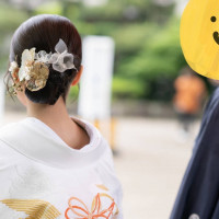 綿帽子の中のヘア