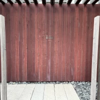 神社を思わせる外観