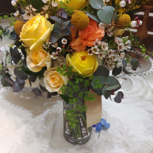 テーブルに飾る生花|609267さんのザ・ハウス愛野（THE HOUSE AINO）の写真(1393660)