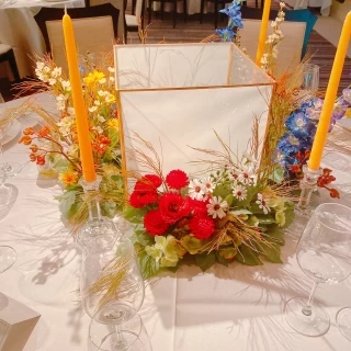 会場の飾り付け