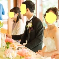 高砂席を作らず、同じテーブルでの会食