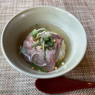 試食、お茶漬け。